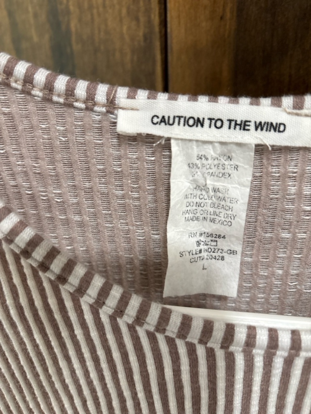 Caution to the Wind Ruched Midi Dress Striped Bodycon L - Picture 5 of 5